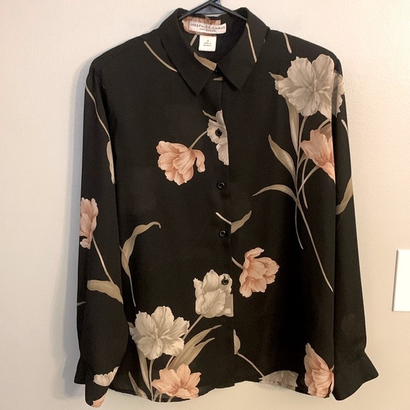Josephine Chaus Collection Floral Blouse - Picture 1 of 3